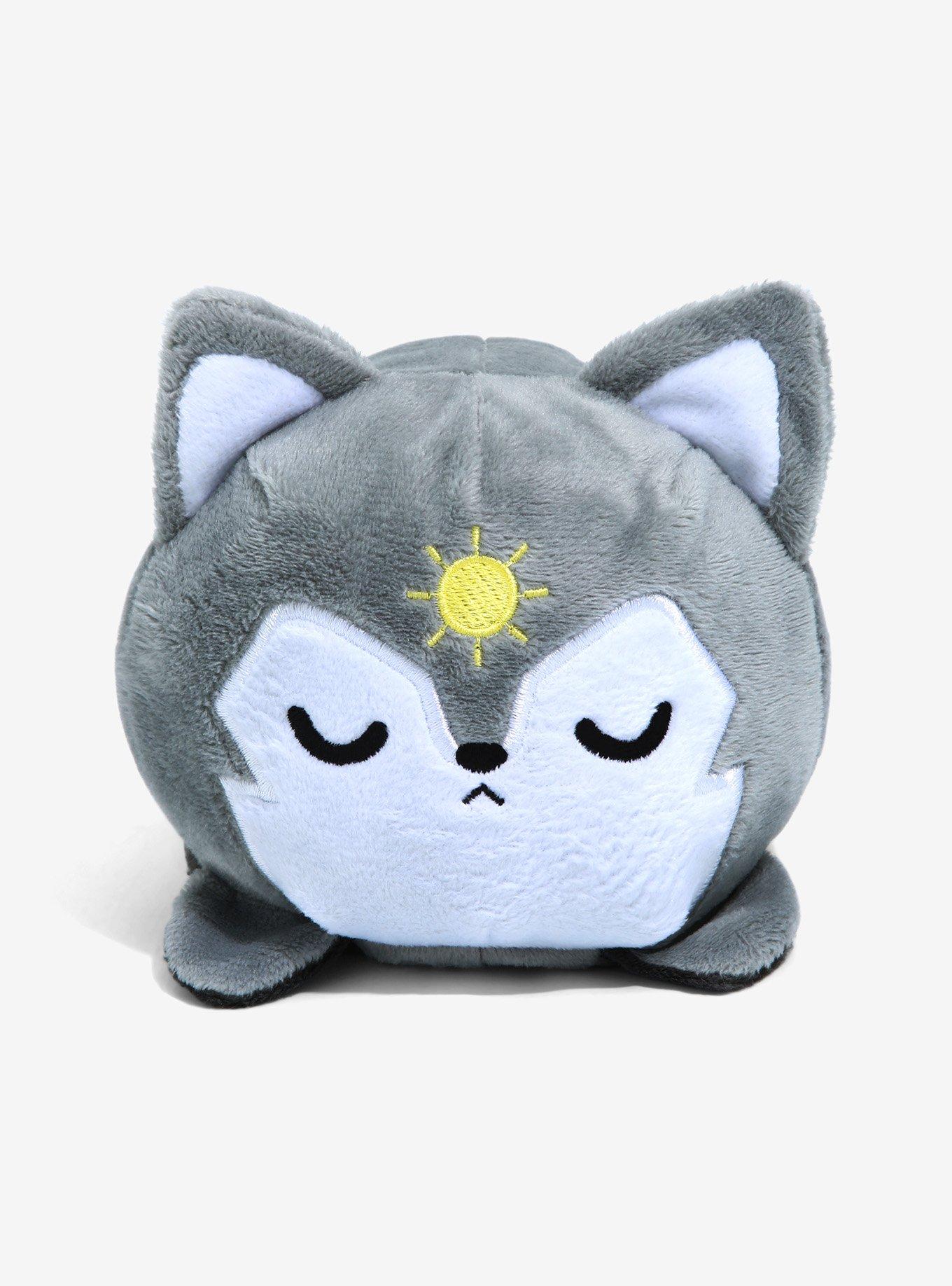 TeeTurtle Sun + Moon Reversible Mood 5 Inch Wolf Plush, , hi-res