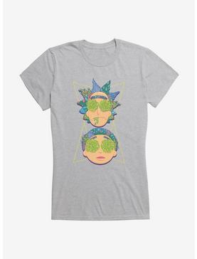 Rick And Morty Portal Eyes Girls T-Shirt, HEATHER, hi-res