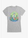 Rick And Morty Portal Plants Rick Girls T-Shirt, HEATHER, hi-res