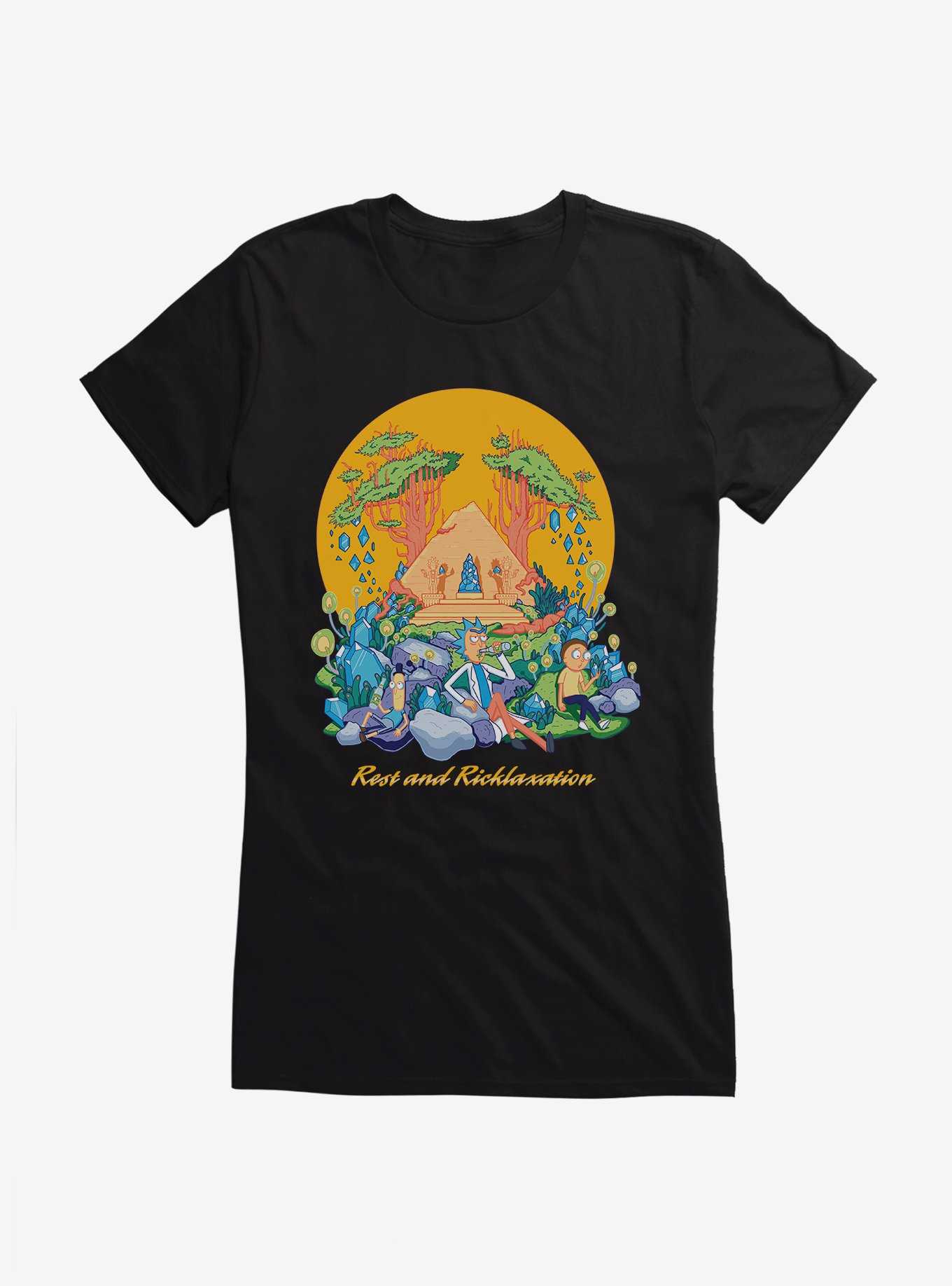 Rick And Morty Rest And Ricklaxation Girls T-Shirt, , hi-res