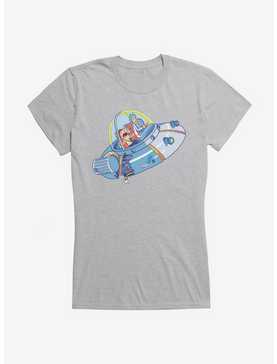 Rick And Morty UFO Girls T-Shirt, HEATHER, hi-res