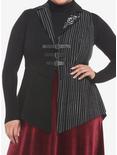 The Nightmare Before Christmas Jack Girls Waistcoat Vest Plus Size, MULTI, hi-res