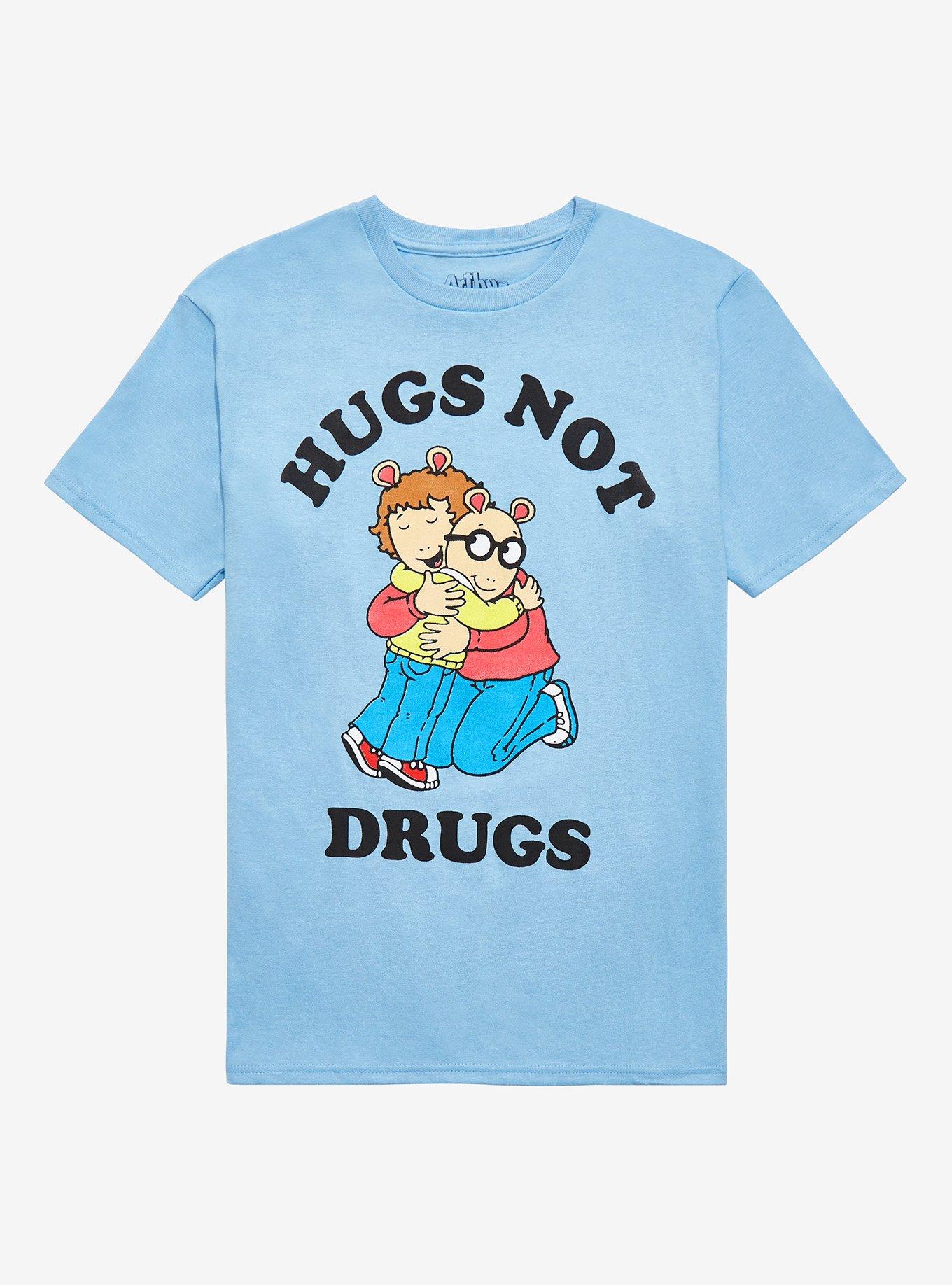 Arthur Porn Mom Son - Arthur Hugs Not Drugs T-Shirt | Hot Topic