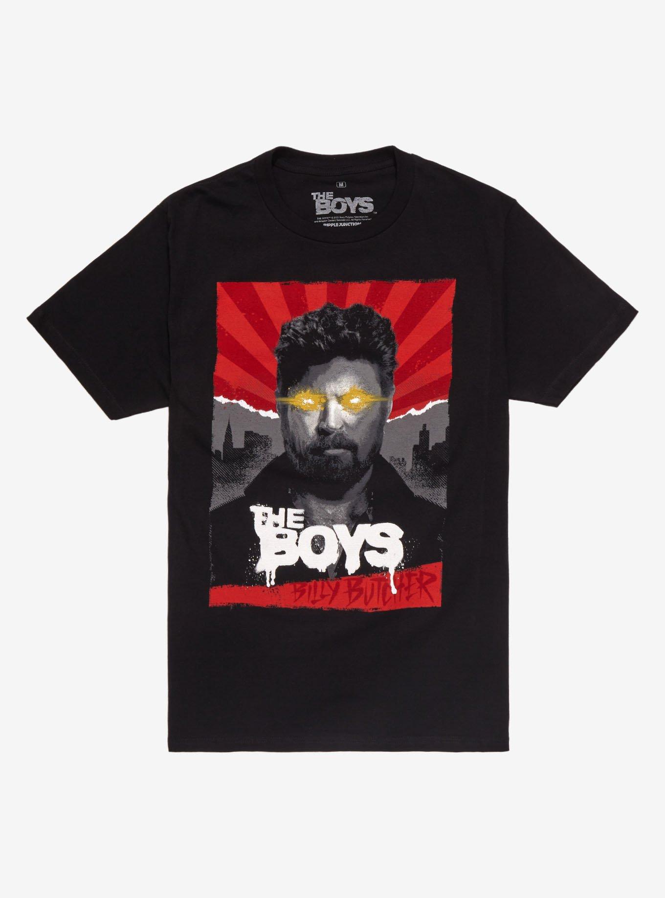 The Boys Billy Butcher Poster T-Shirt, BLACK, hi-res