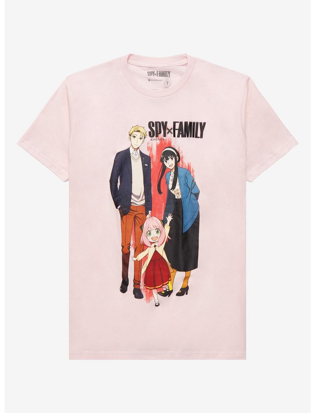 Spy X Family Forger Family Pink T-Shirt, MULTI, hi-res