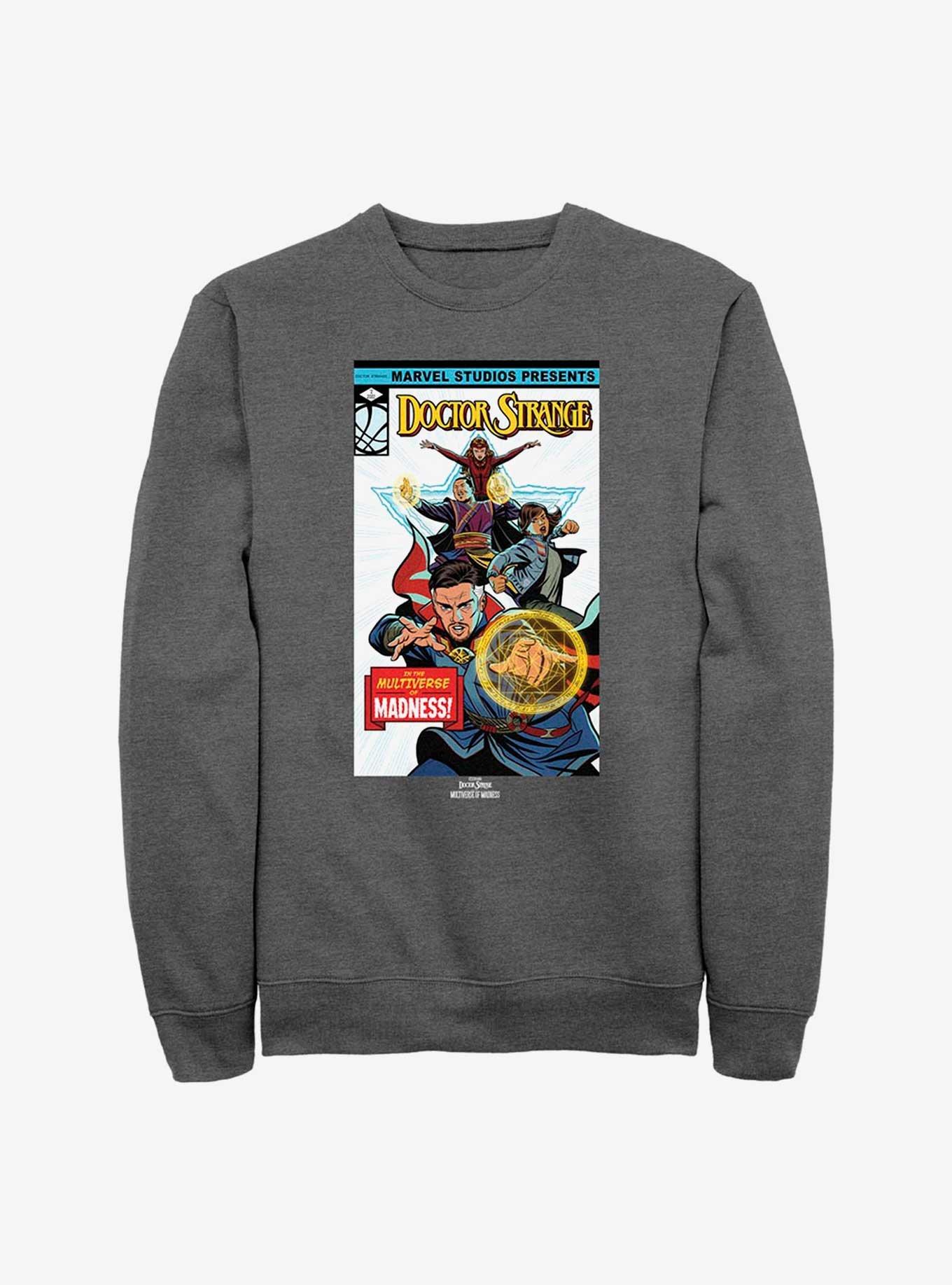 Marvel Doctor Strange In The Multiverse of Madness Comic Cover Sweatshirt, , hi-res