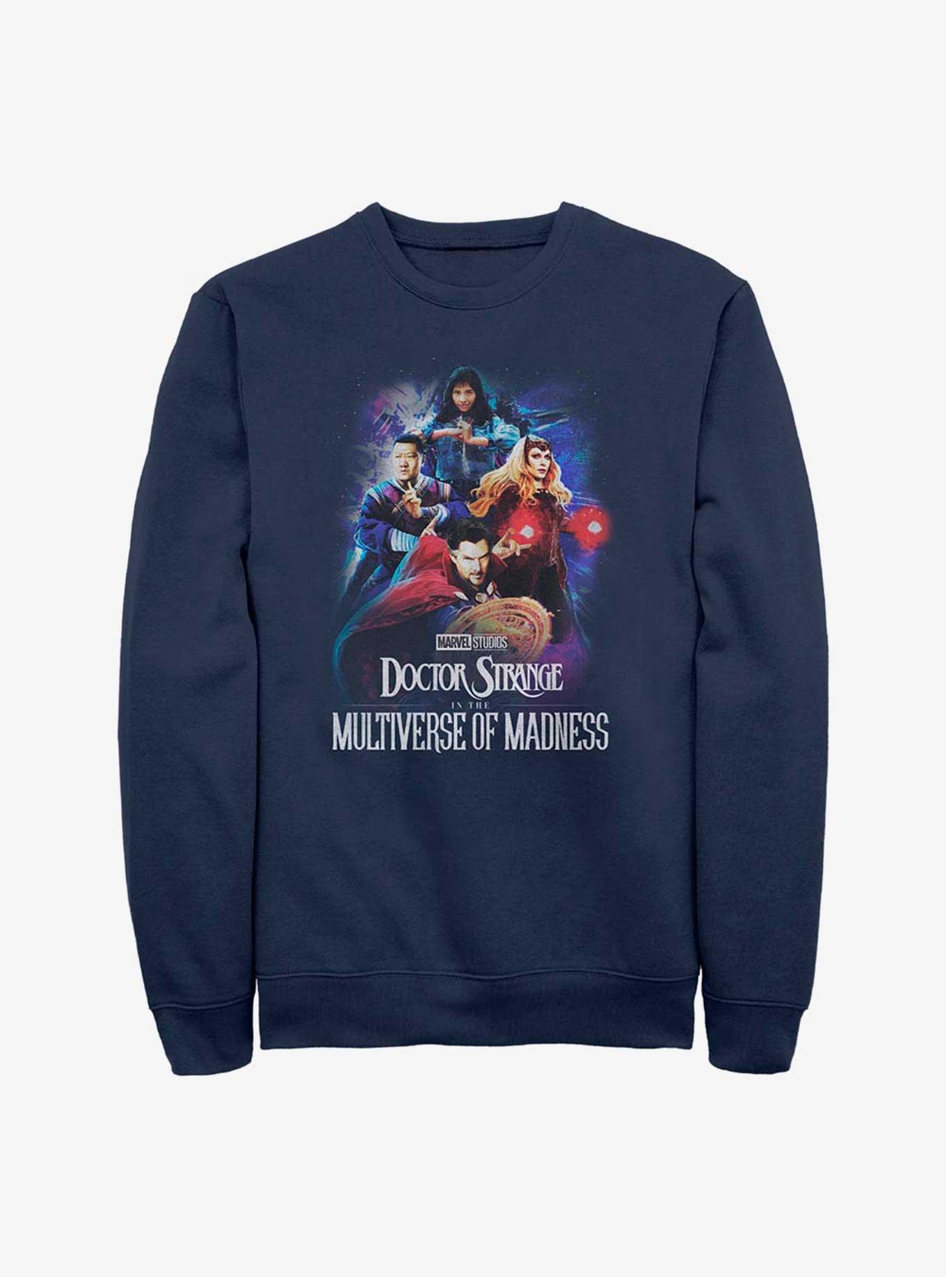 Marvel Doctor Strange In The Multiverse of Madness Poster Group Sweatshirt, , hi-res