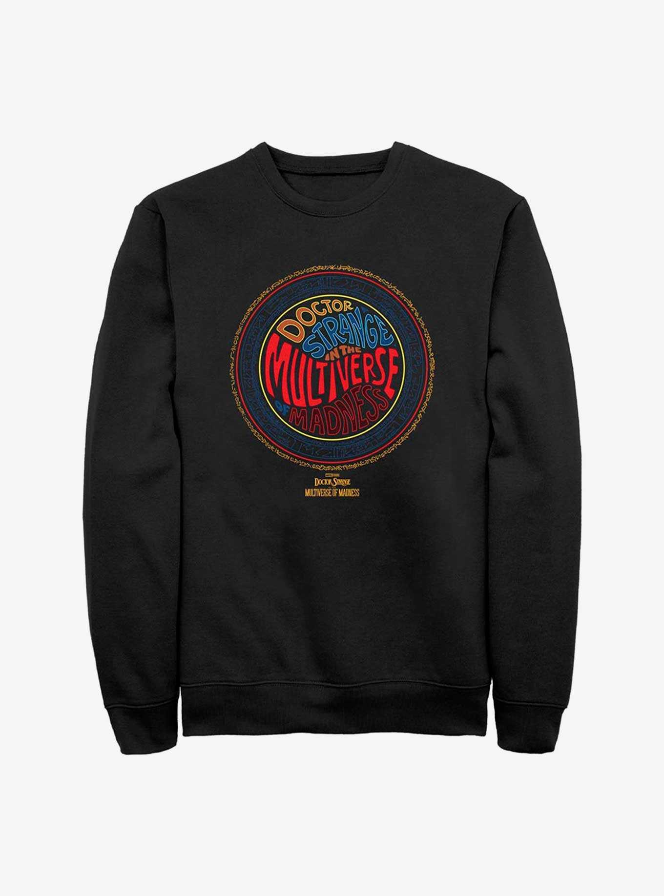Marvel Doctor Strange In The Multiverse of Madness Runes Logo Sweatshirt, , hi-res