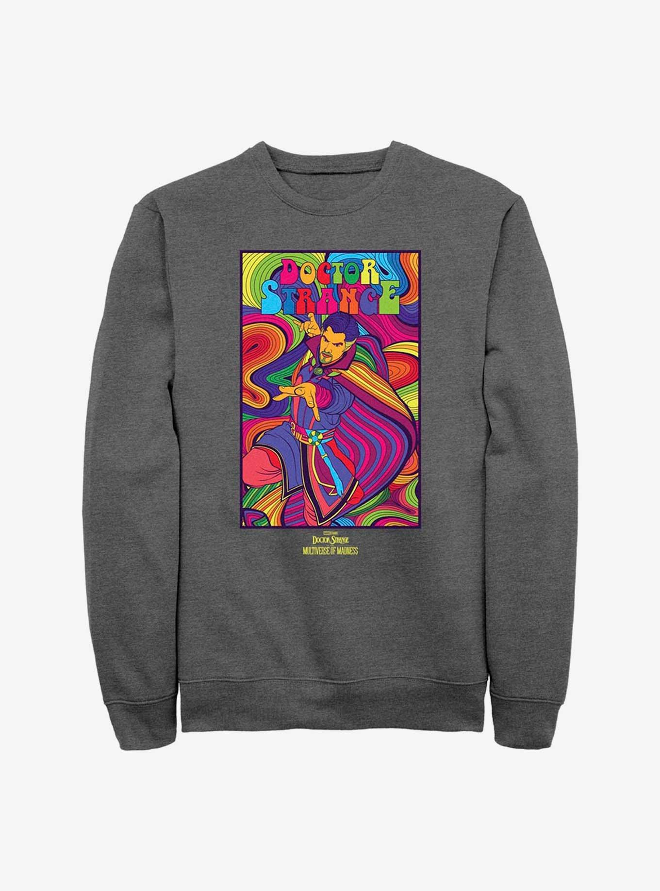 Marvel Doctor Strange In The Multiverse of Madness Strange Sweatshirt, CHAR HTR, hi-res