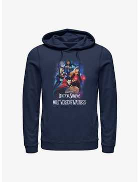 Marvel Doctor Strange In The Multiverse of Madness Poster Group Hoodie, NAVY, hi-res