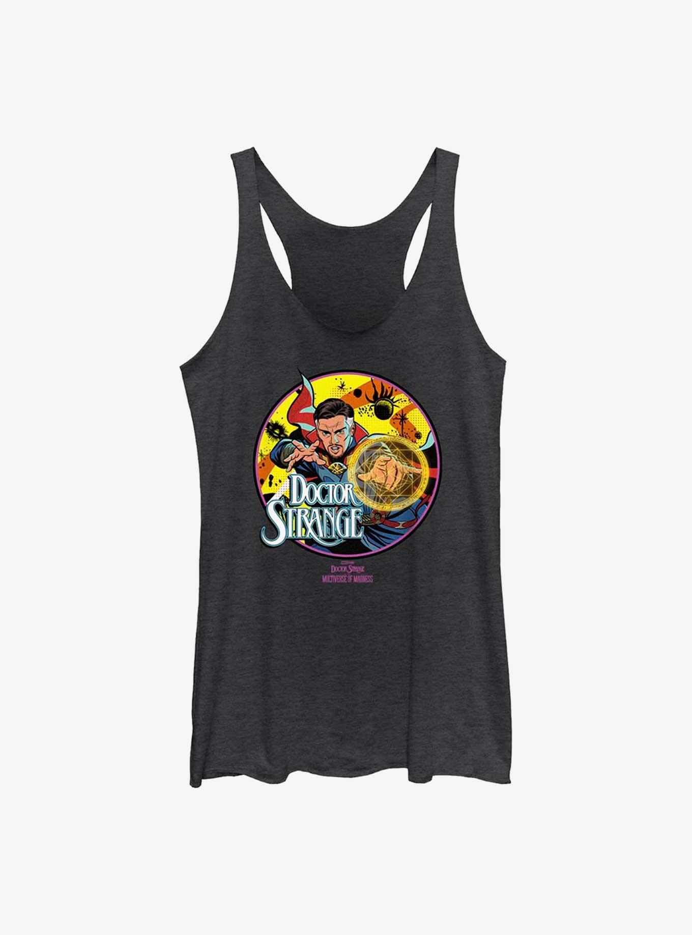 Marvel Doctor Strange In The Multiverse of Madness Hero Badge Girls Tank, BLK HTR, hi-res