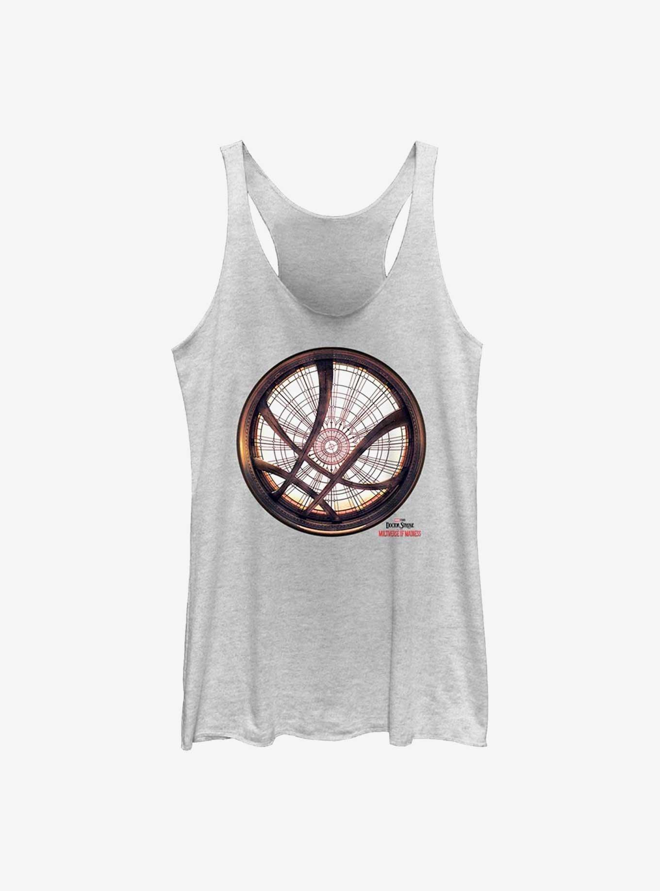 Marvel Doctor Strange In The Multiverse of Madness Sanctum Sanctorum Window Girls Tank, WHITE HTR, hi-res