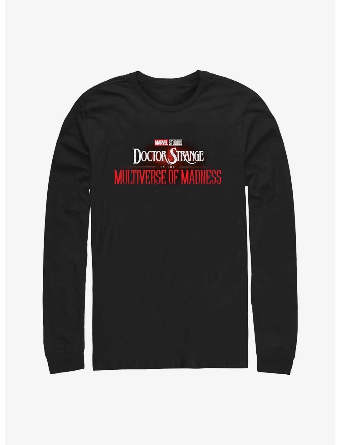 Marvel Doctor Strange In The Multiverse of Madness Logo Long-Sleeve T-Shirt, BLACK, hi-res