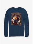 Marvel Doctor Strange In The Multiverse of Madness Retro Seal Long-Sleeve T-Shirt, NAVY, hi-res