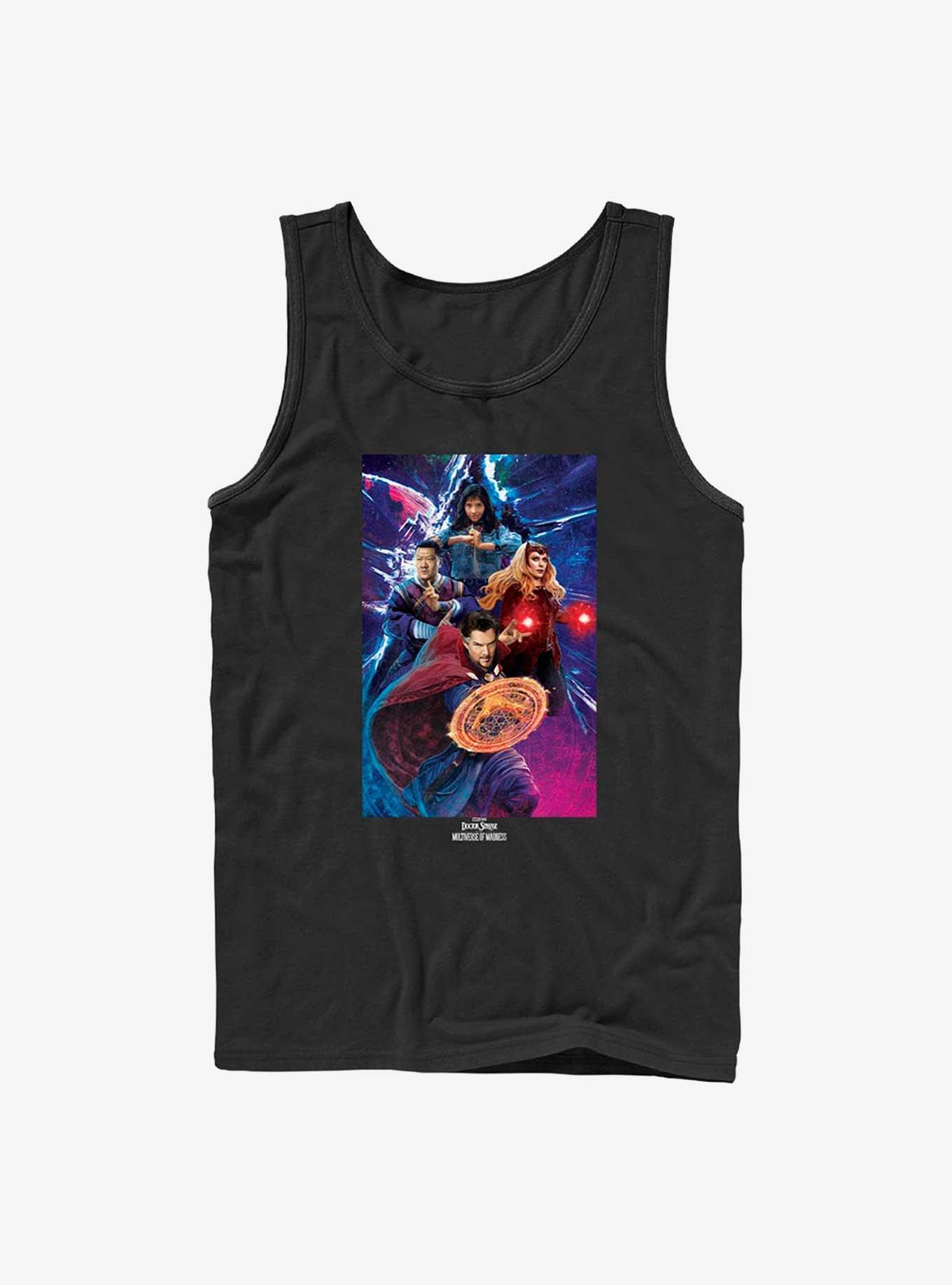 Marvel Doctor Strange In The Multiverse of Madness Group Shot Tank, BLACK, hi-res