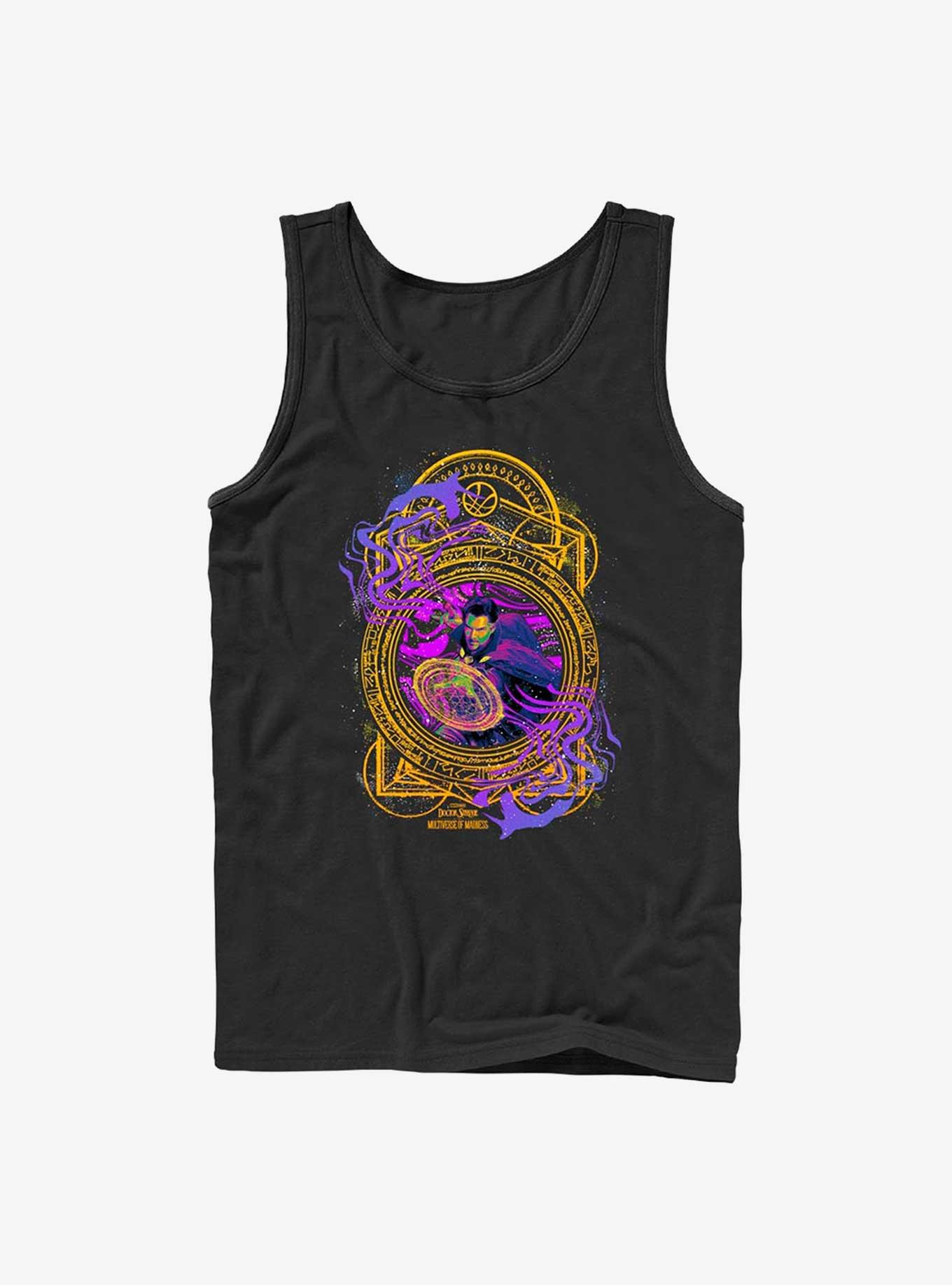 Marvel Doctor Strange In The Multiverse of Madness Neon Strange Tank, BLACK, hi-res