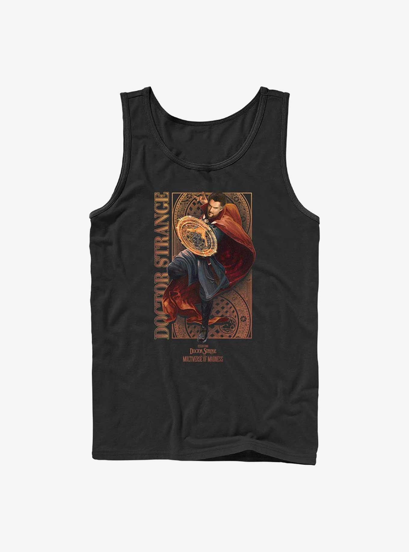 Marvel Doctor Strange In The Multiverse of Madness Strange Pattern Tank, BLACK, hi-res