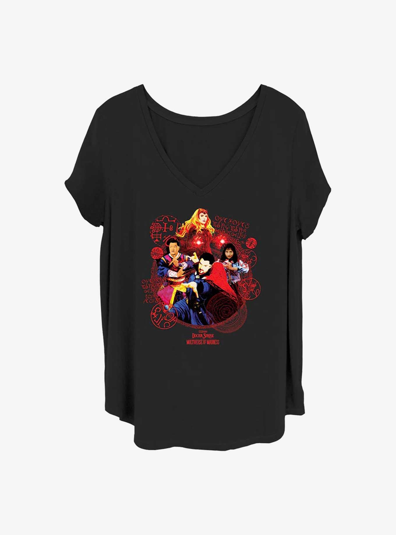 Marvel Doctor Strange The Multiverse Of Madness Badge Heroes Girls T-Shirt Plus