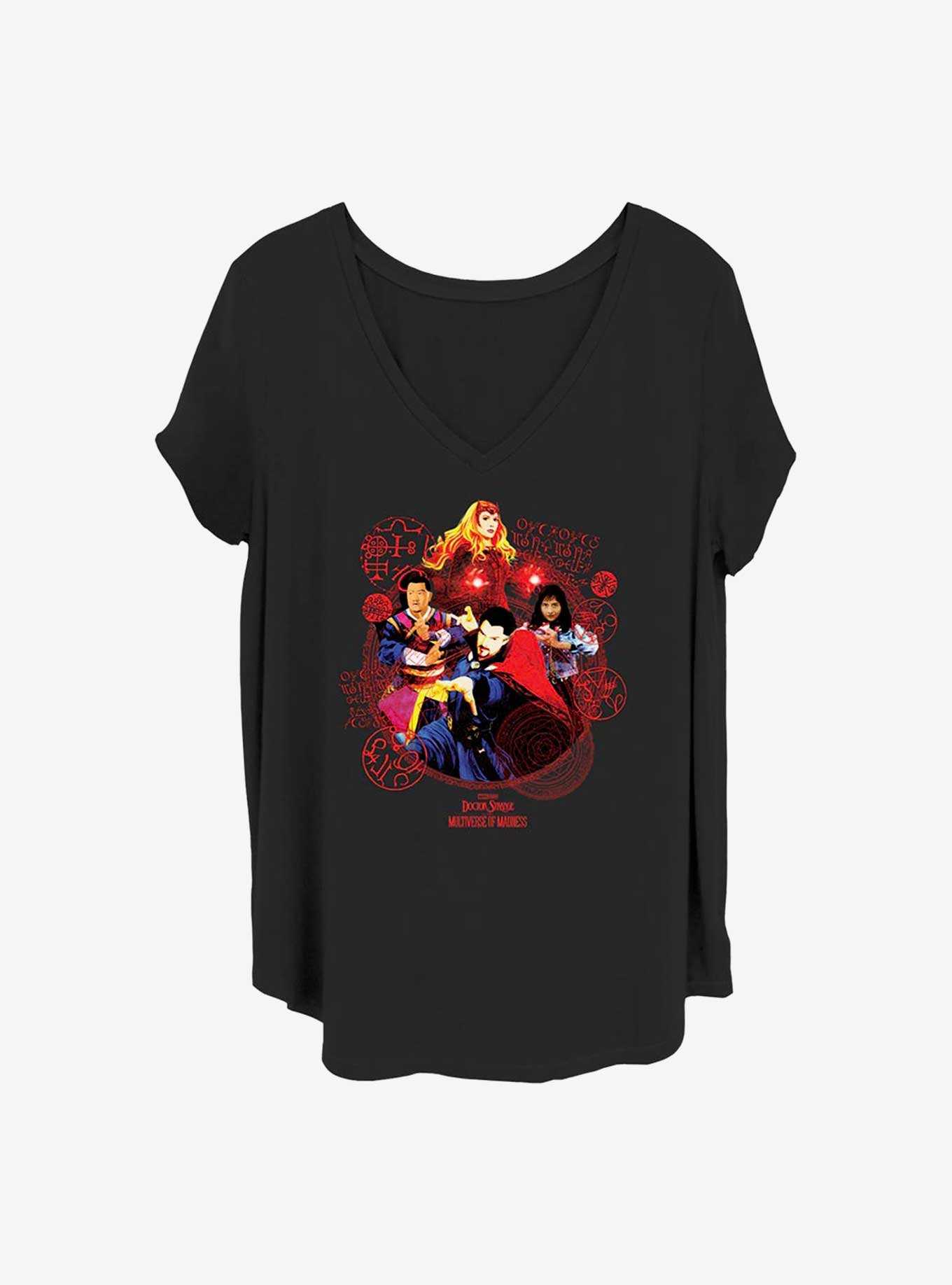 Marvel Doctor Strange In The Multiverse of Madness Badge Of Heroes Girls T-Shirt Plus Size, , hi-res