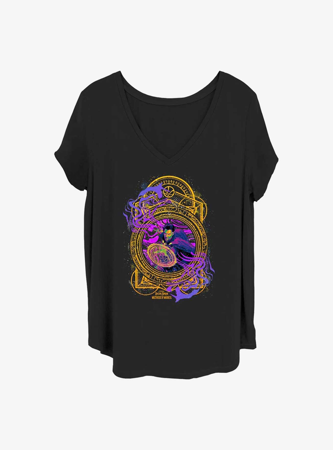 Marvel Doctor Strange In The Multiverse of Madness Neon Strange Girls T-Shirt Plus Size
