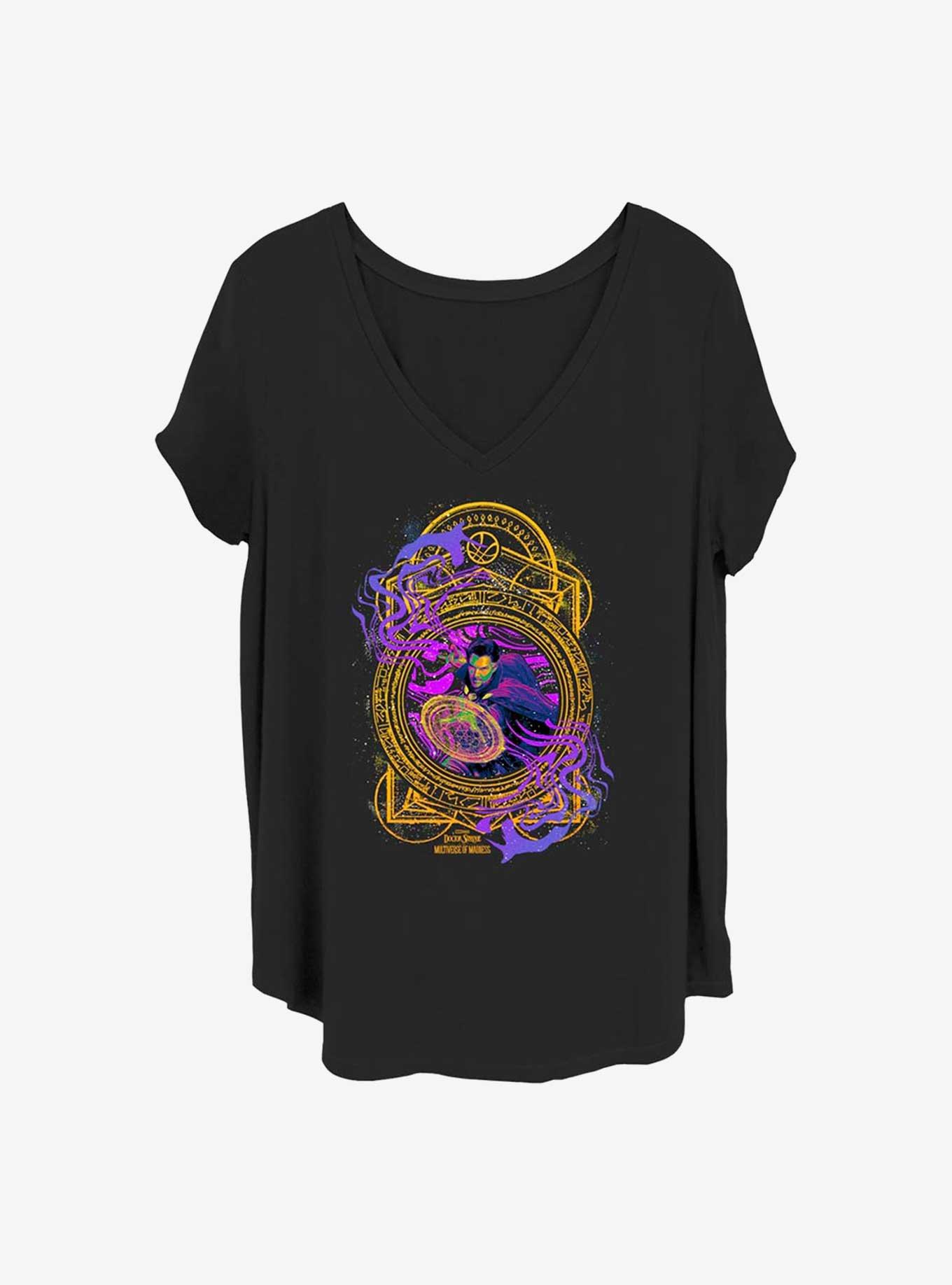 Marvel Doctor Strange In The Multiverse of Madness Neon Strange Girls T-Shirt Plus Size, , hi-res