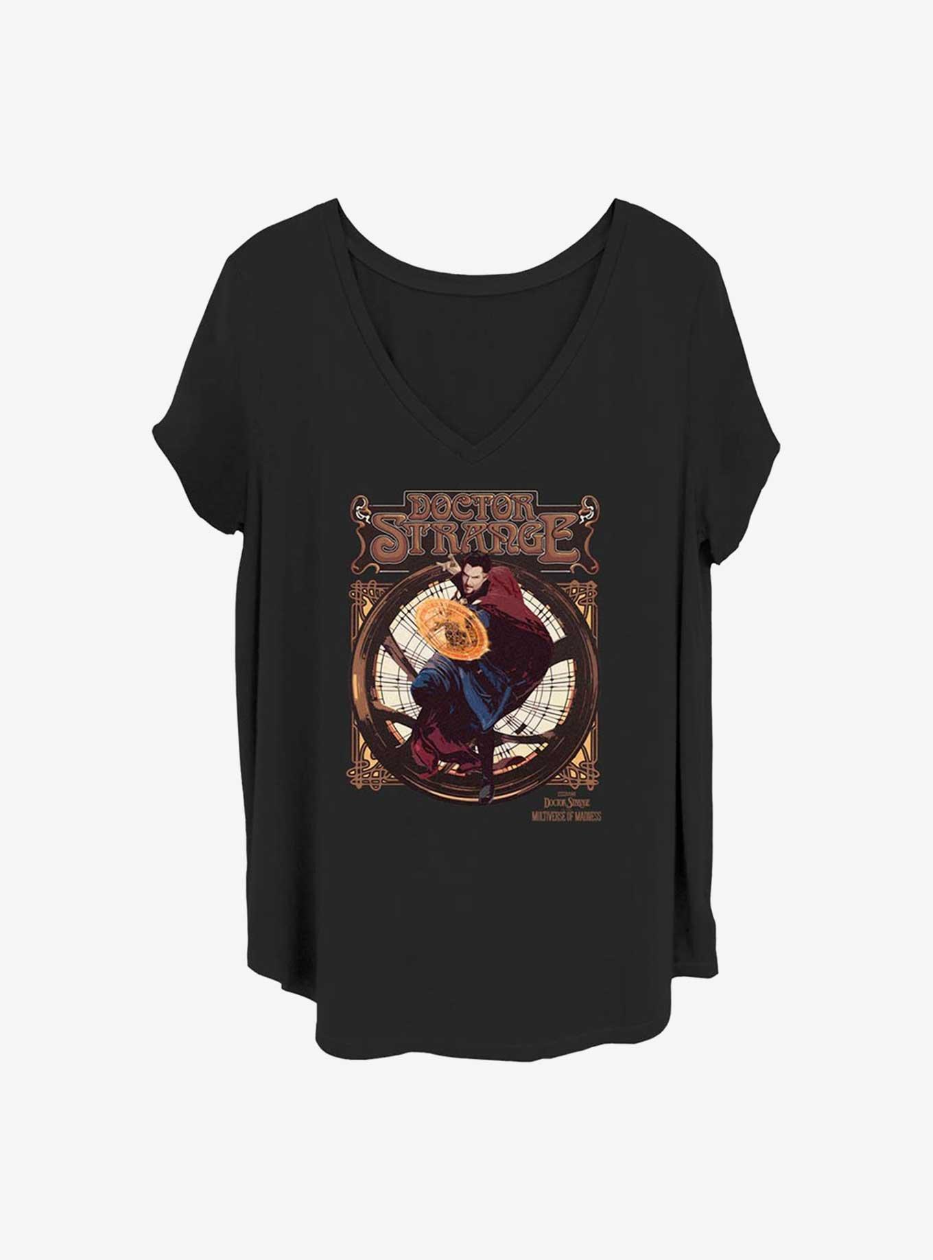 Marvel Doctor Strange In The Multiverse of Madness Retro Seal Girls T-Shirt Plus Size