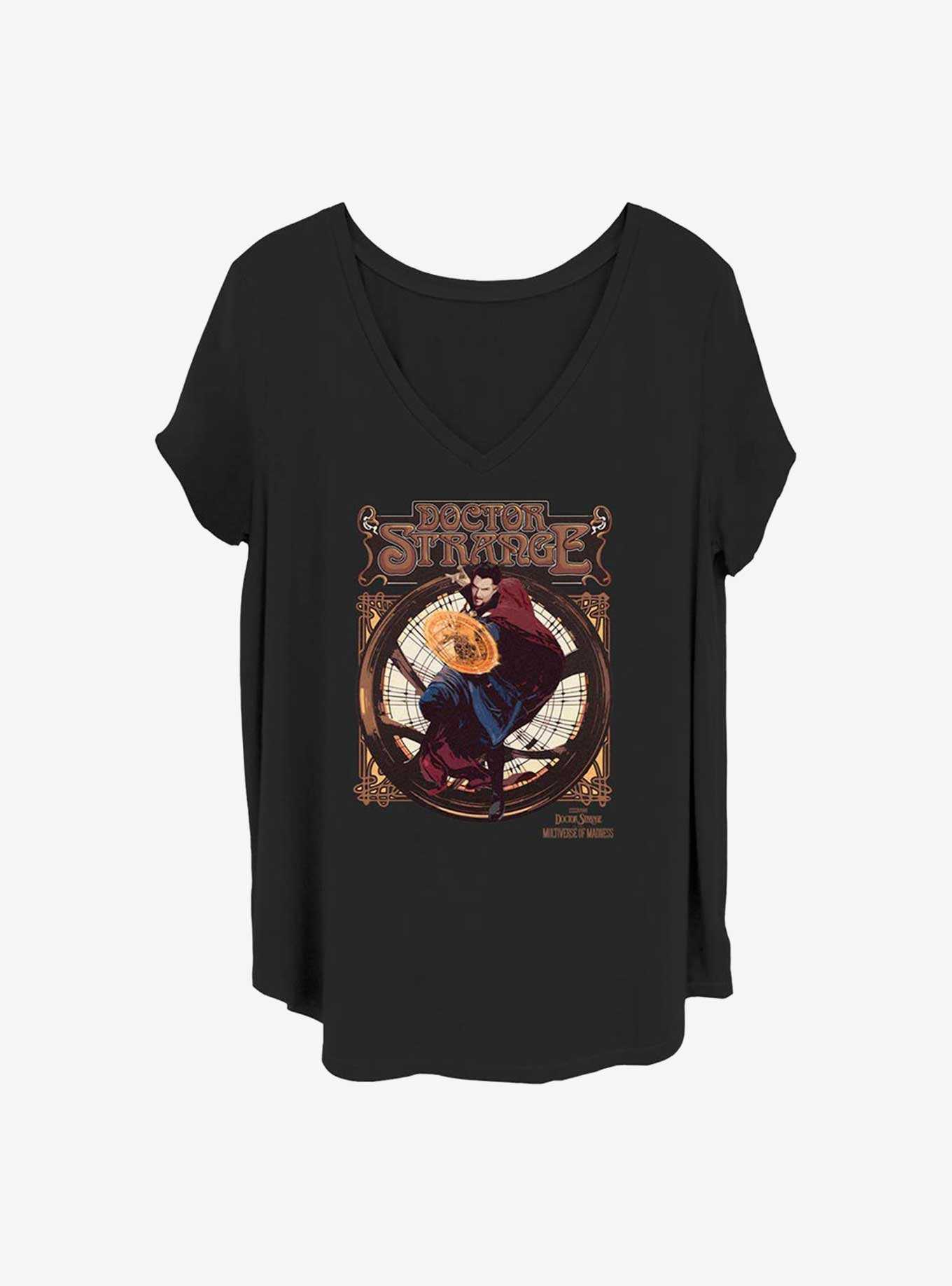 Marvel Doctor Strange In The Multiverse of Madness Retro Seal Girls T-Shirt Plus Size, , hi-res