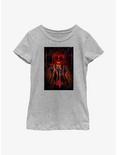 Stranger Things Creel Poster Youth Girls T-Shirt, ATH HTR, hi-res