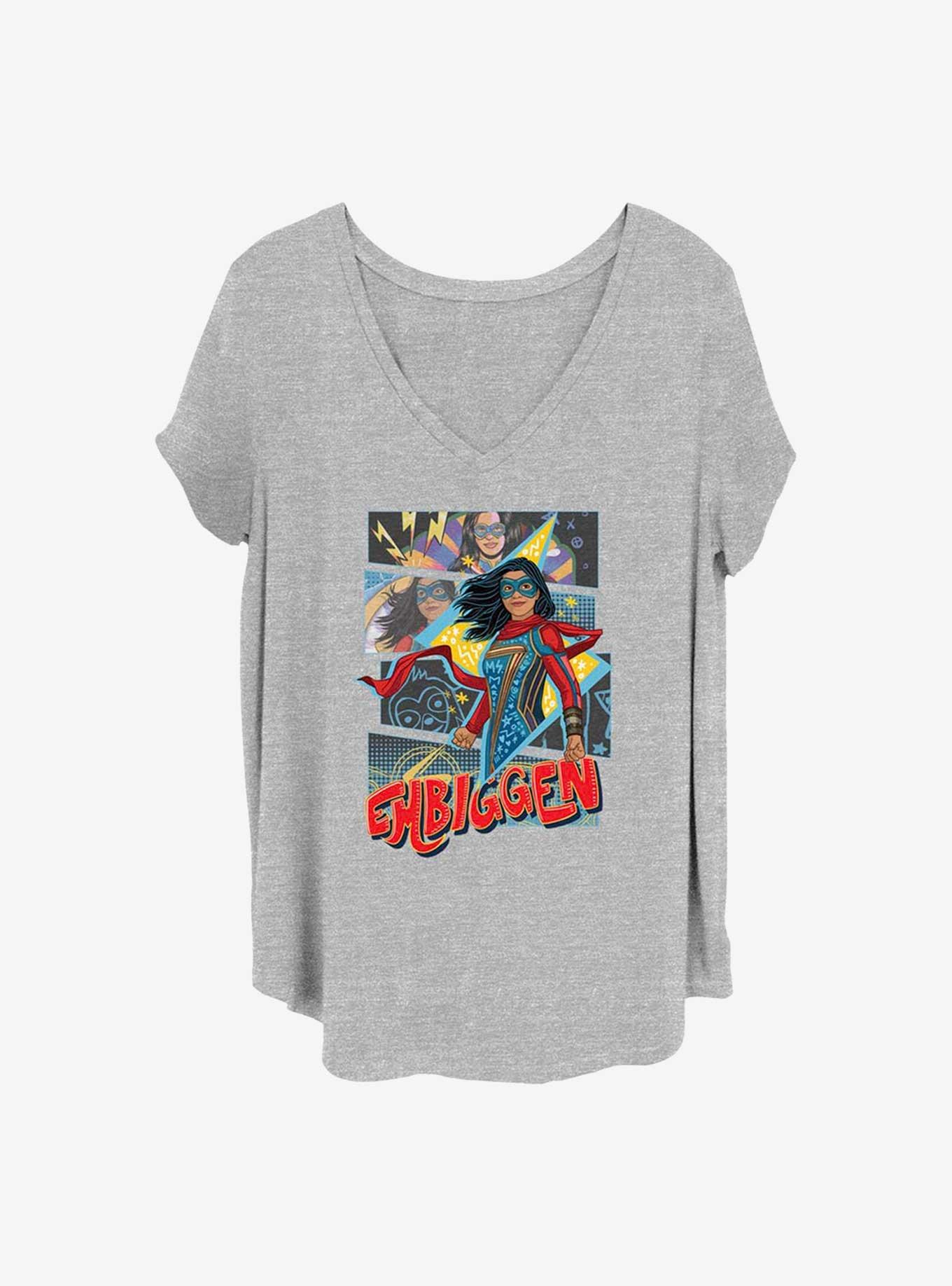 Marvel Ms. Marvel Embiggen Girls Plus T-Shirt
