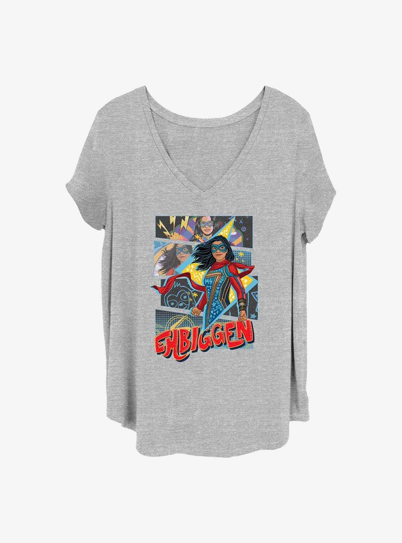 Marvel Ms. Marvel Embiggen Girls Plus T-Shirt, , hi-res