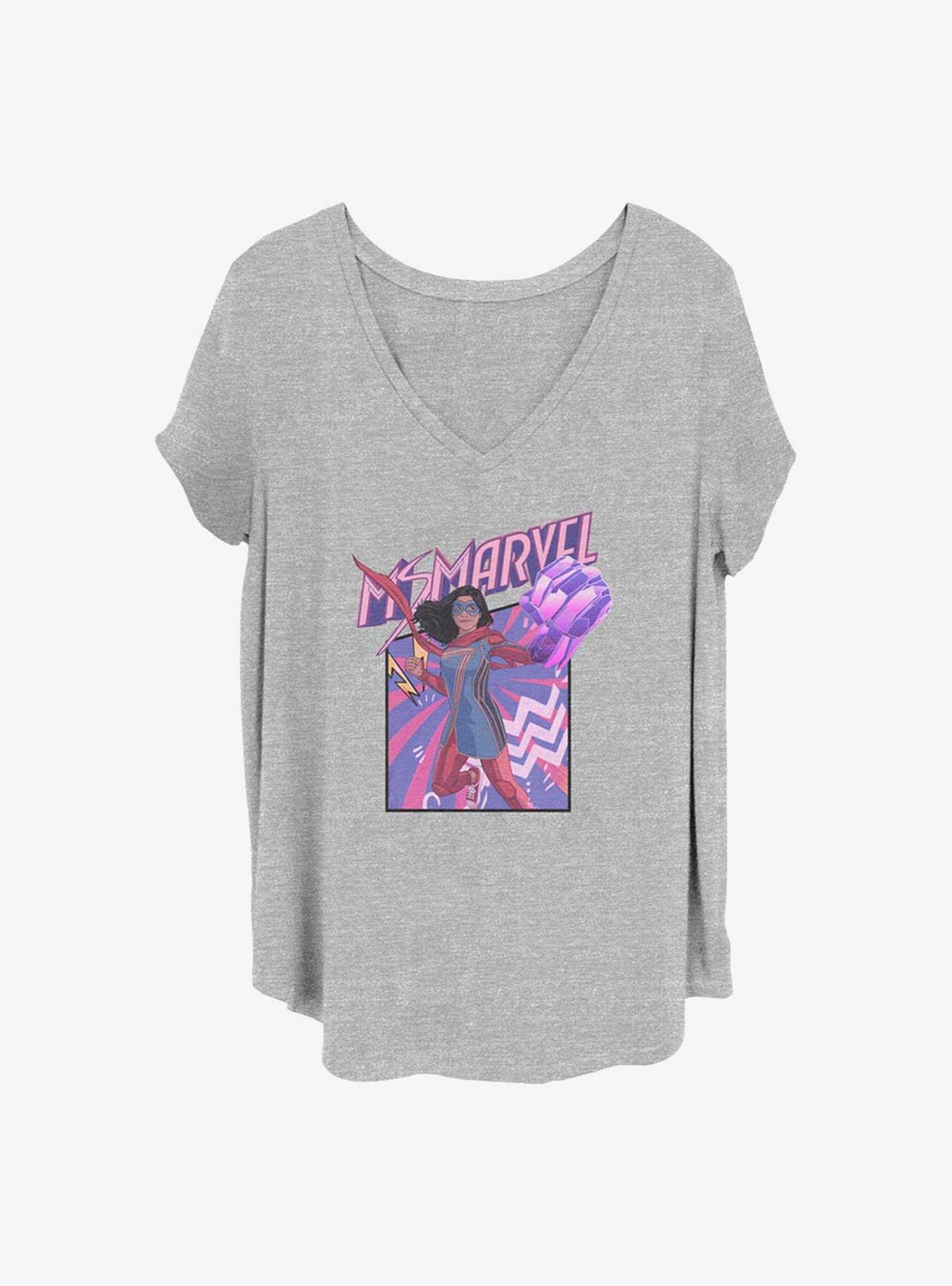 Marvel Ms. Fist Panel Girls Plus T-Shirt