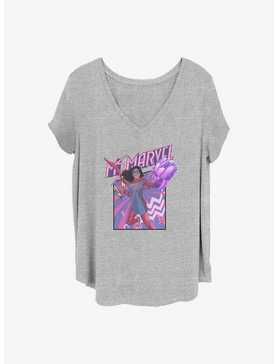 Marvel Ms. Marvel Fist Panel Girls Plus T-Shirt, , hi-res
