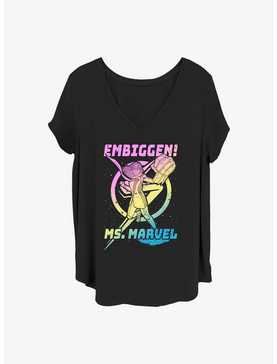 Marvel Ms. Marvel Gradient Marvel Girls Plus T-Shirt, , hi-res
