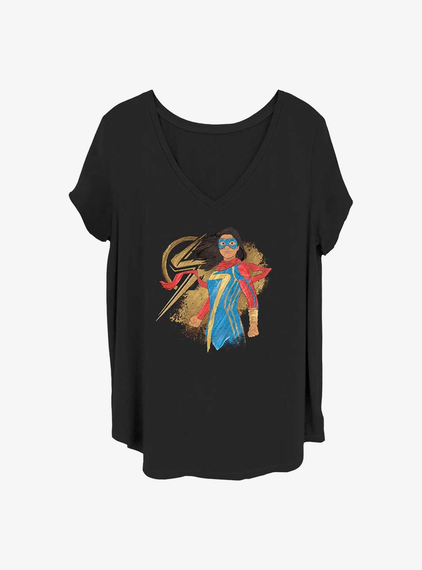 Marvel Ms. Marvel Portrait Girls Plus T-Shirt, , hi-res