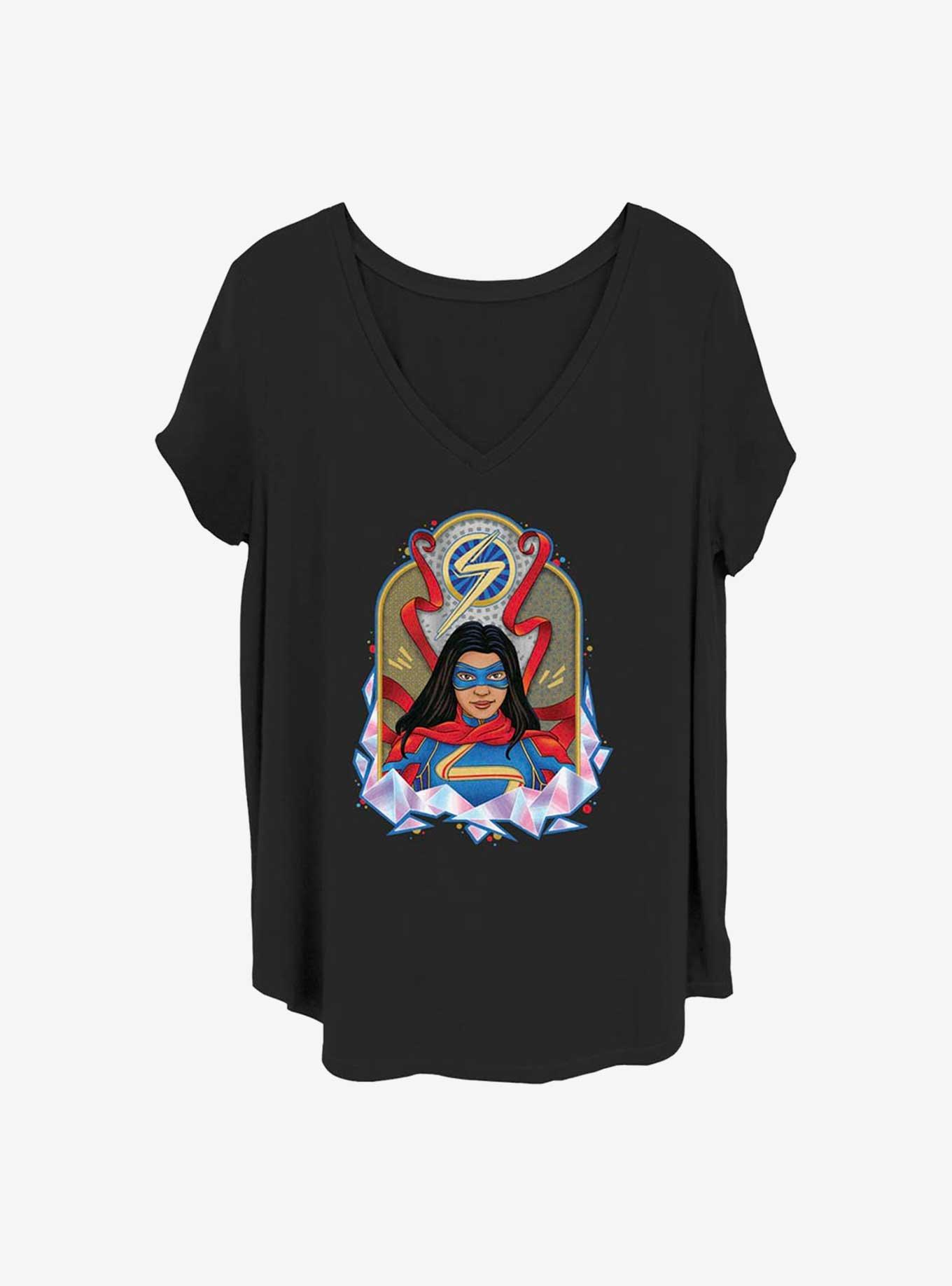 Marvel Ms. Marvel Tombstone Girls Plus T-Shirt