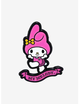 Sanrio My Melody Name Banner Enamel Pin - BoxLunch Exclusive, , hi-res