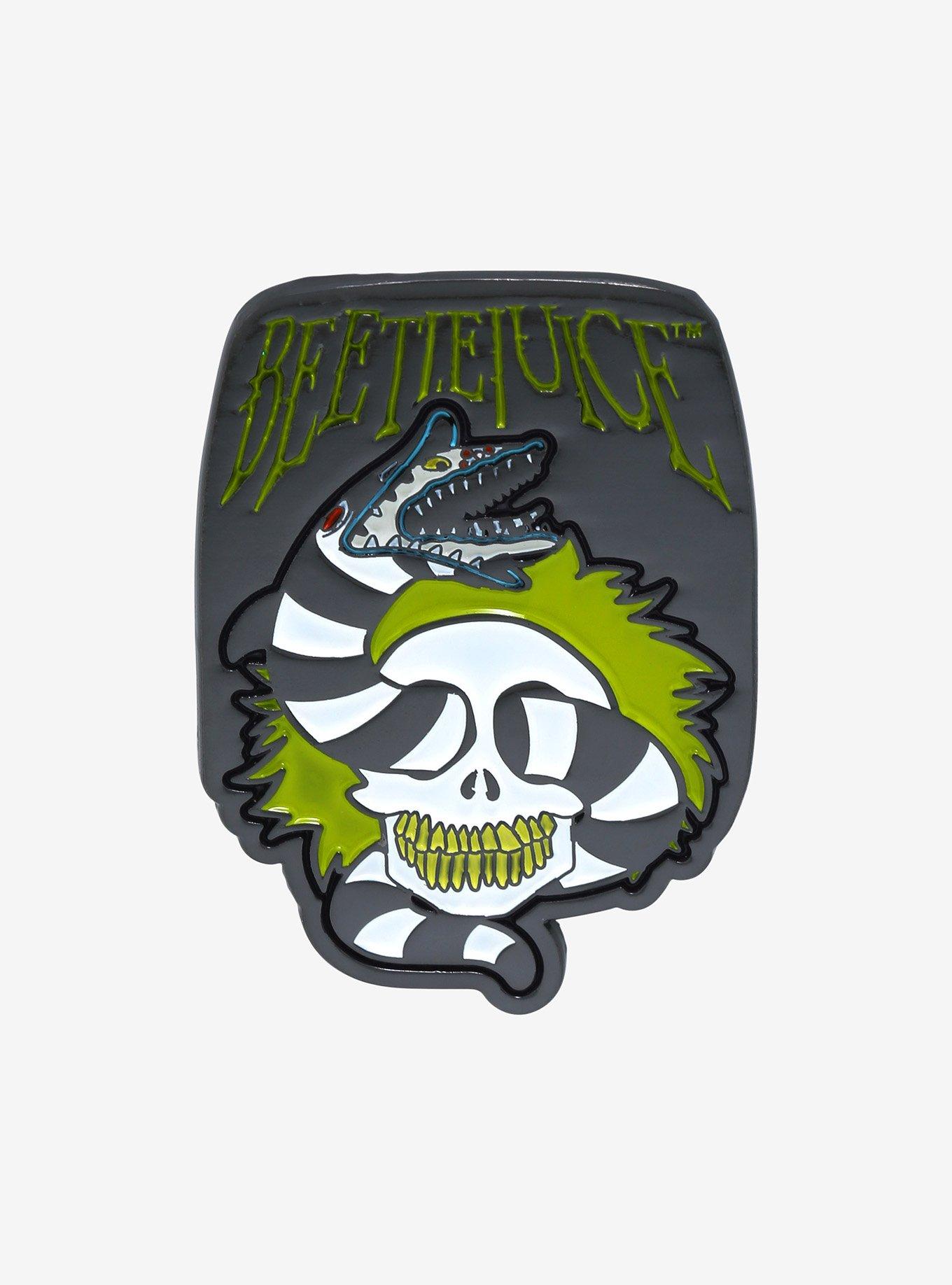 Beetlejuice Sandworm Enamel Pin - BoxLunch Exclusive, , hi-res