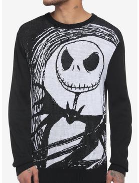 Plus Size The Nightmare Before Christmas Jack Intarsia Sweater, , hi-res