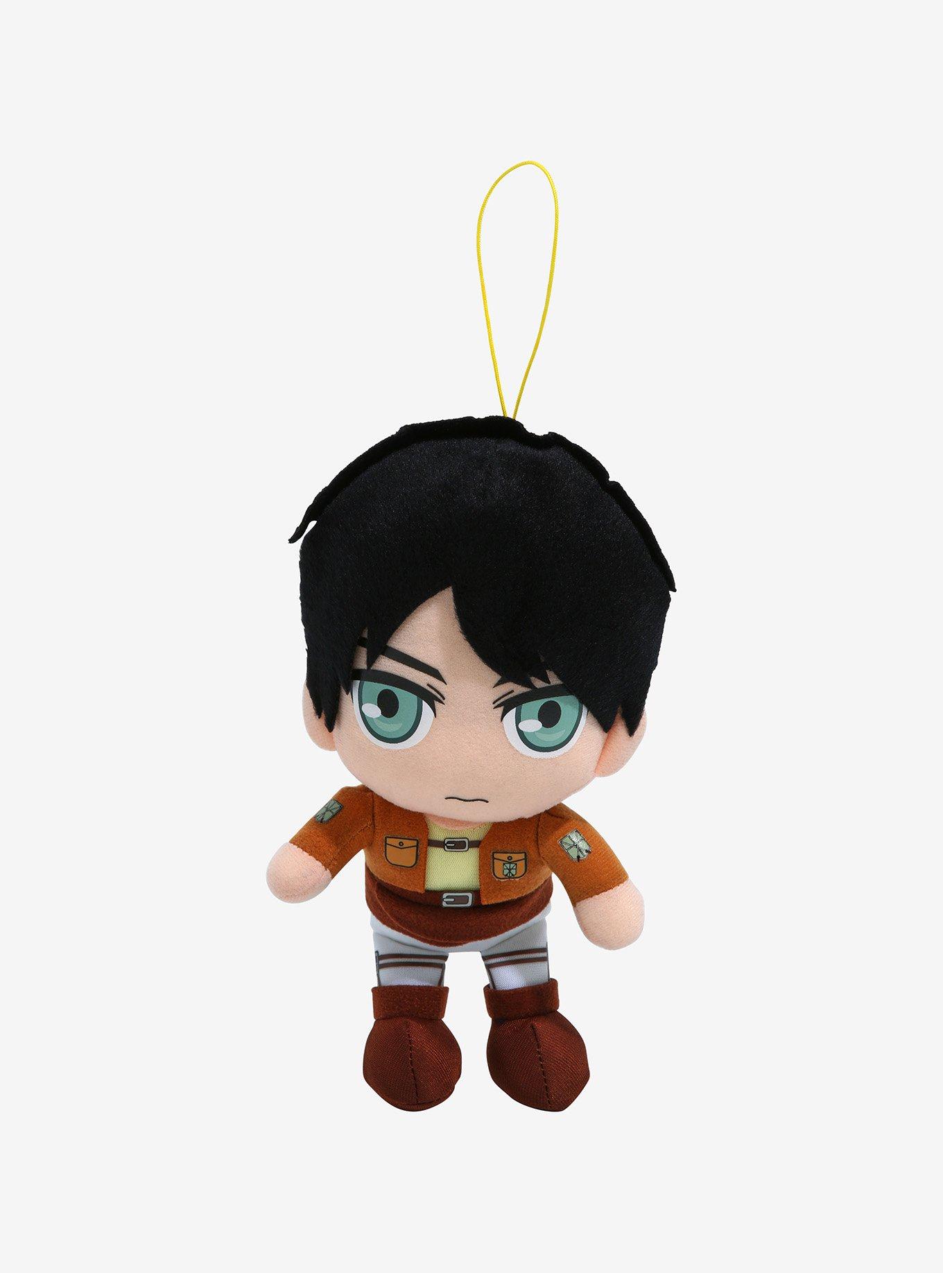 Attack on Titan Eren Yeager Sit 8 Inch Plush, , hi-res