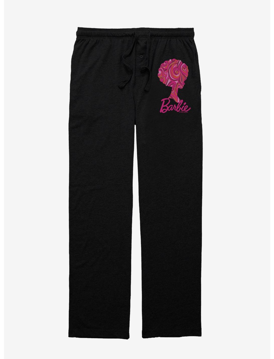 Barbie Logo Silhouette Pajama Pants, BLACK, hi-res
