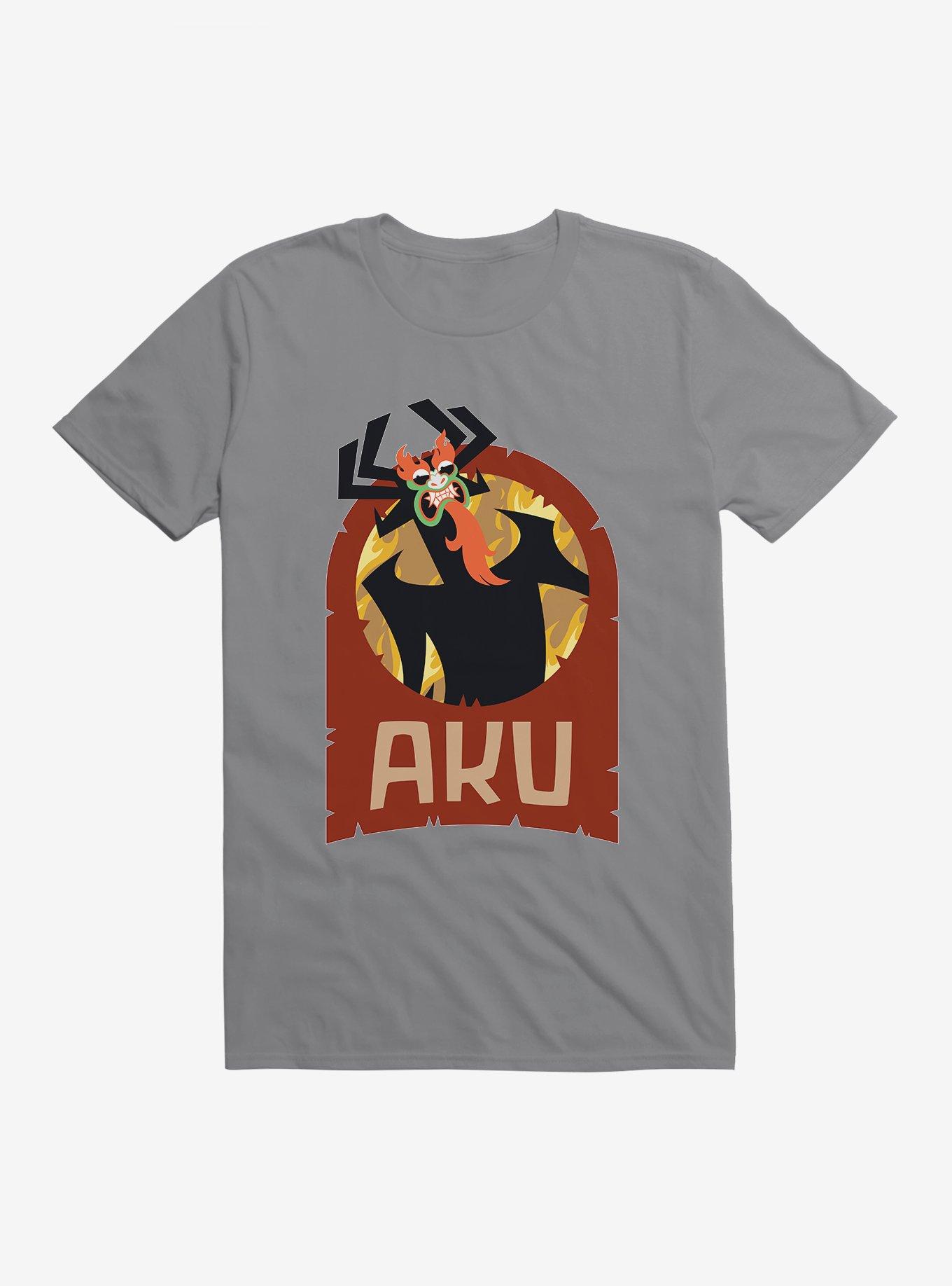 Samurai Jack Aku Rage T-Shirt, STORM GREY, hi-res