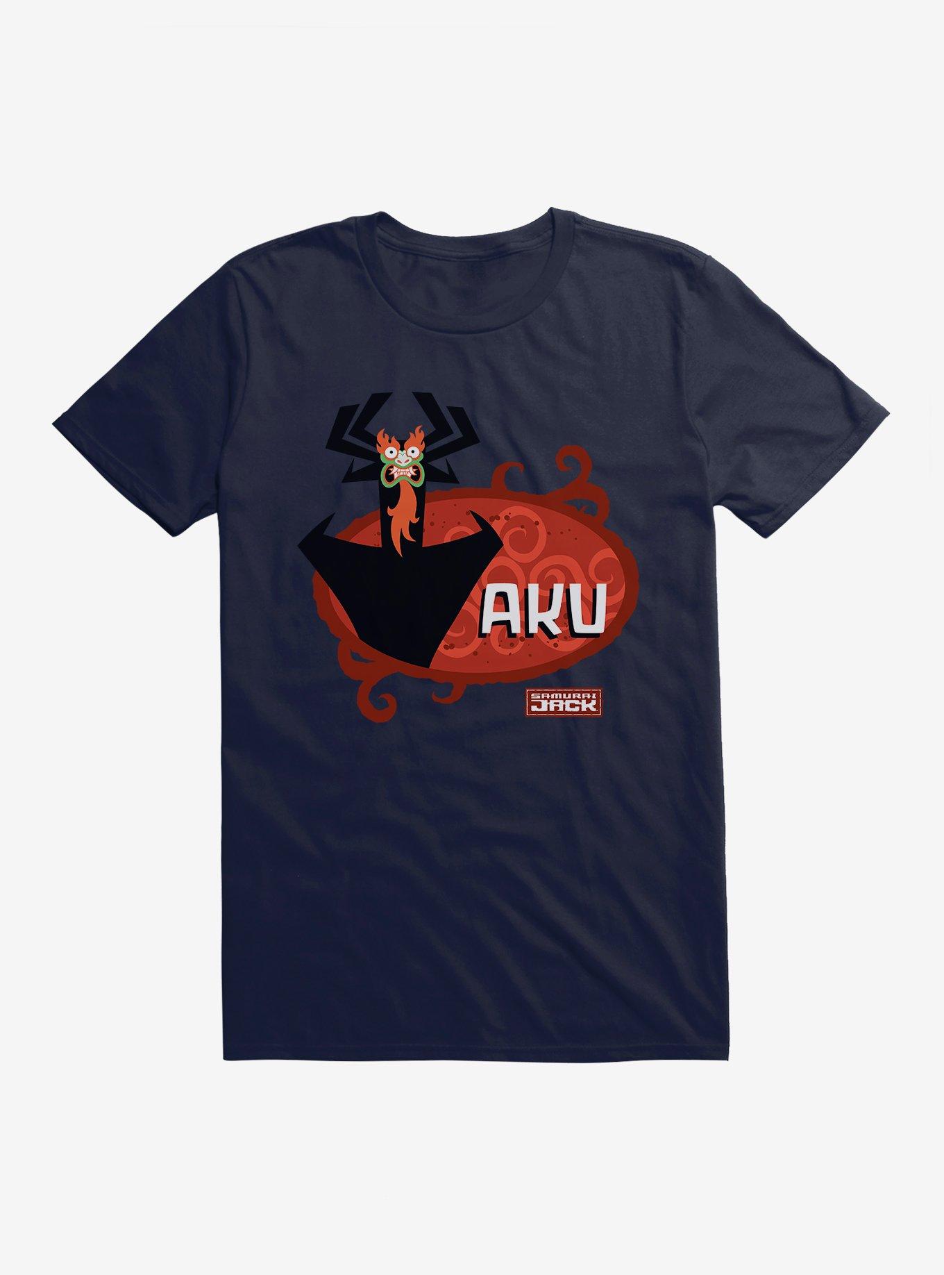Samurai Jack Aku Red Flames T-Shirt, , hi-res