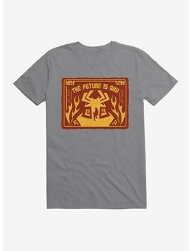 Samurai Jack Future Is Aku Flames T-Shirt, STORM GREY, hi-res