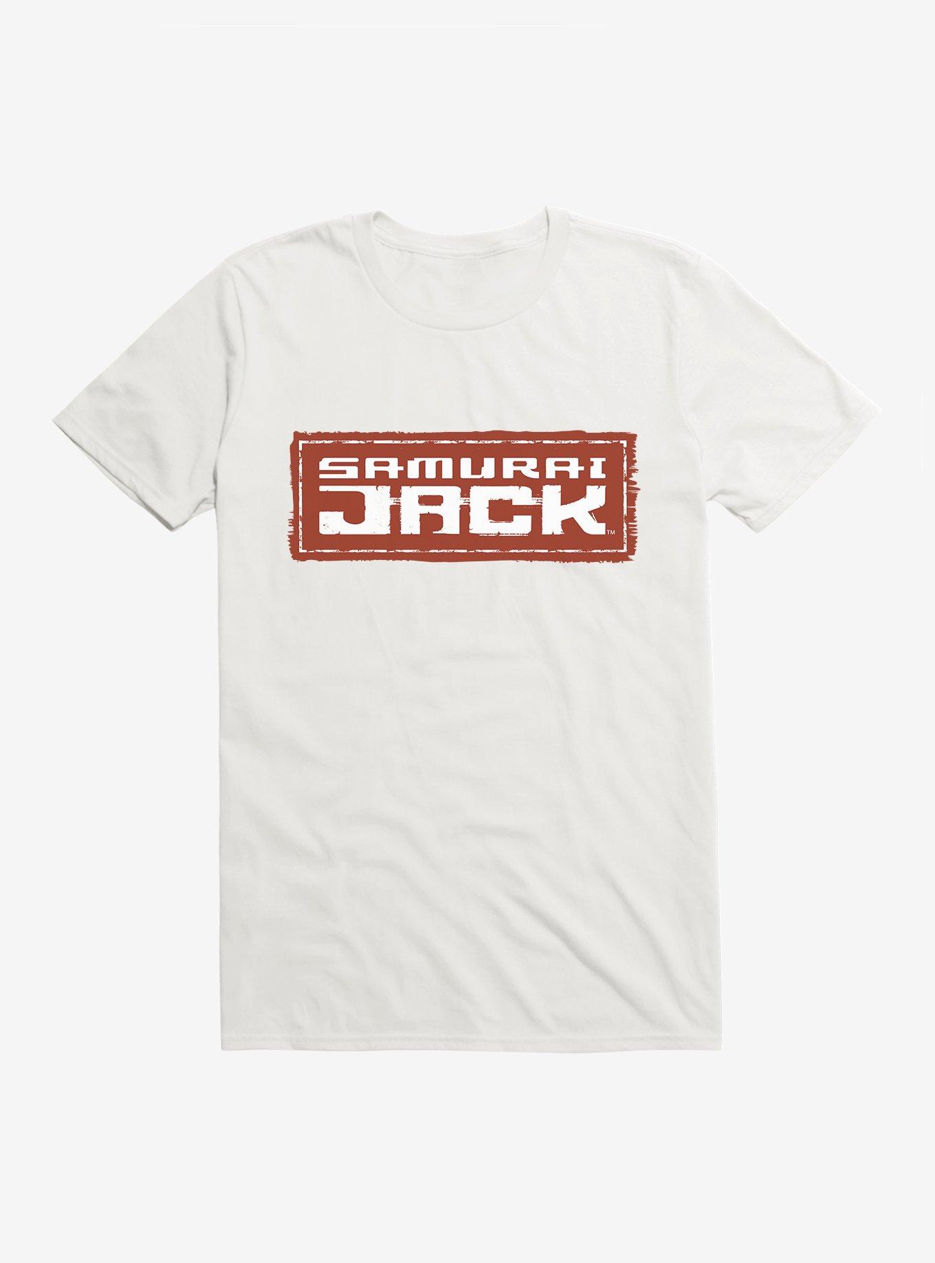 Samurai Jack Bold Script T-Shirt, WHITE, hi-res