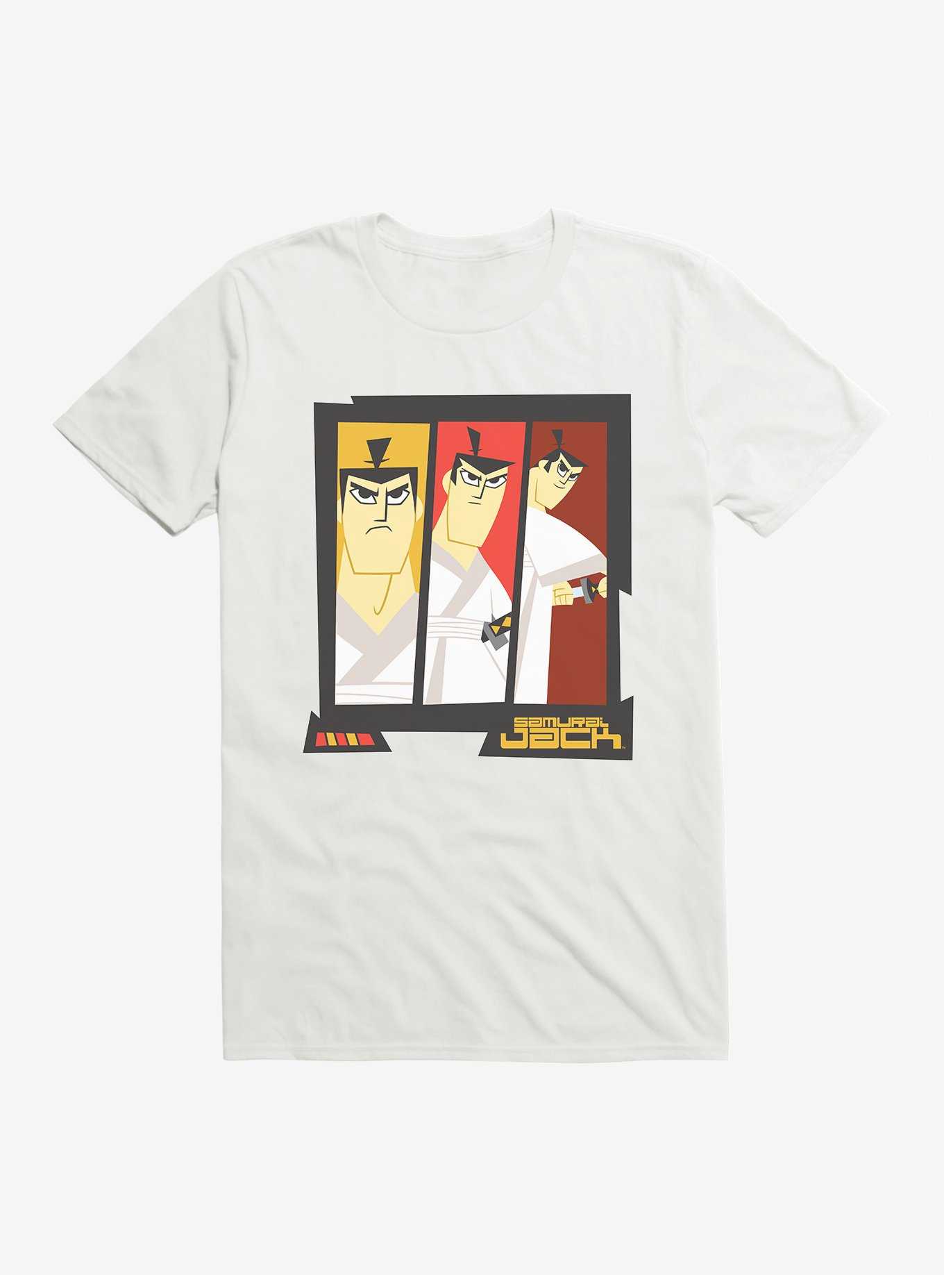Samurai Jack Sword Unsheath T-Shirt, WHITE, hi-res