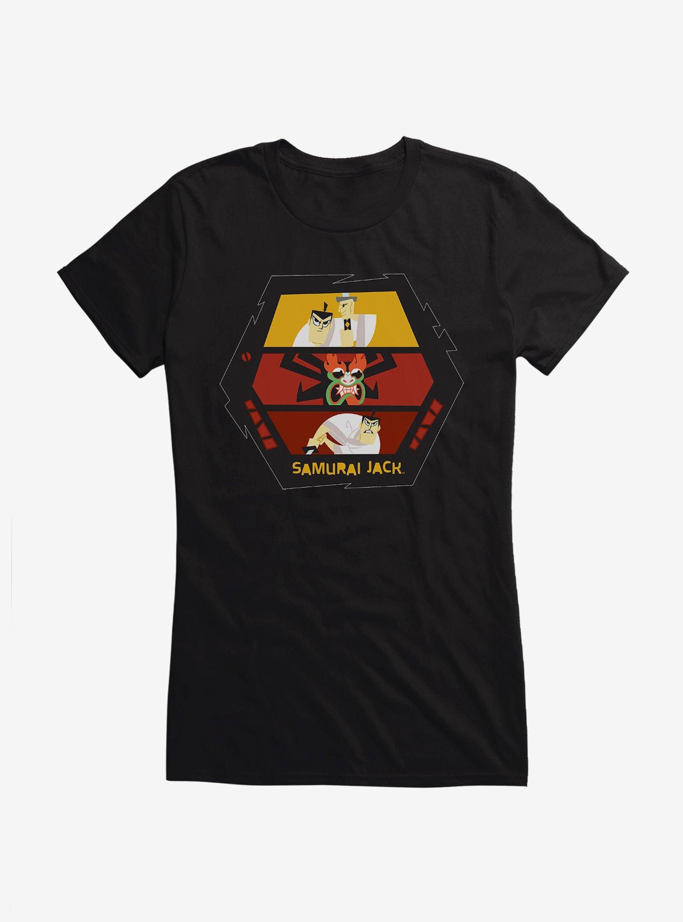 Samurai Jack Aku Battle Girls T-Shirt, , hi-res