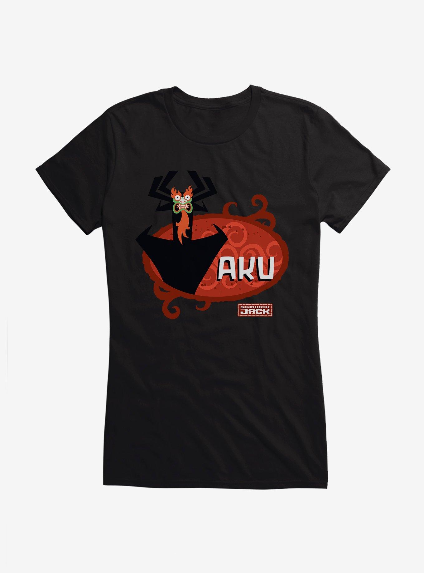 Samurai Jack Aku Red Flames Girls T-Shirt, , hi-res