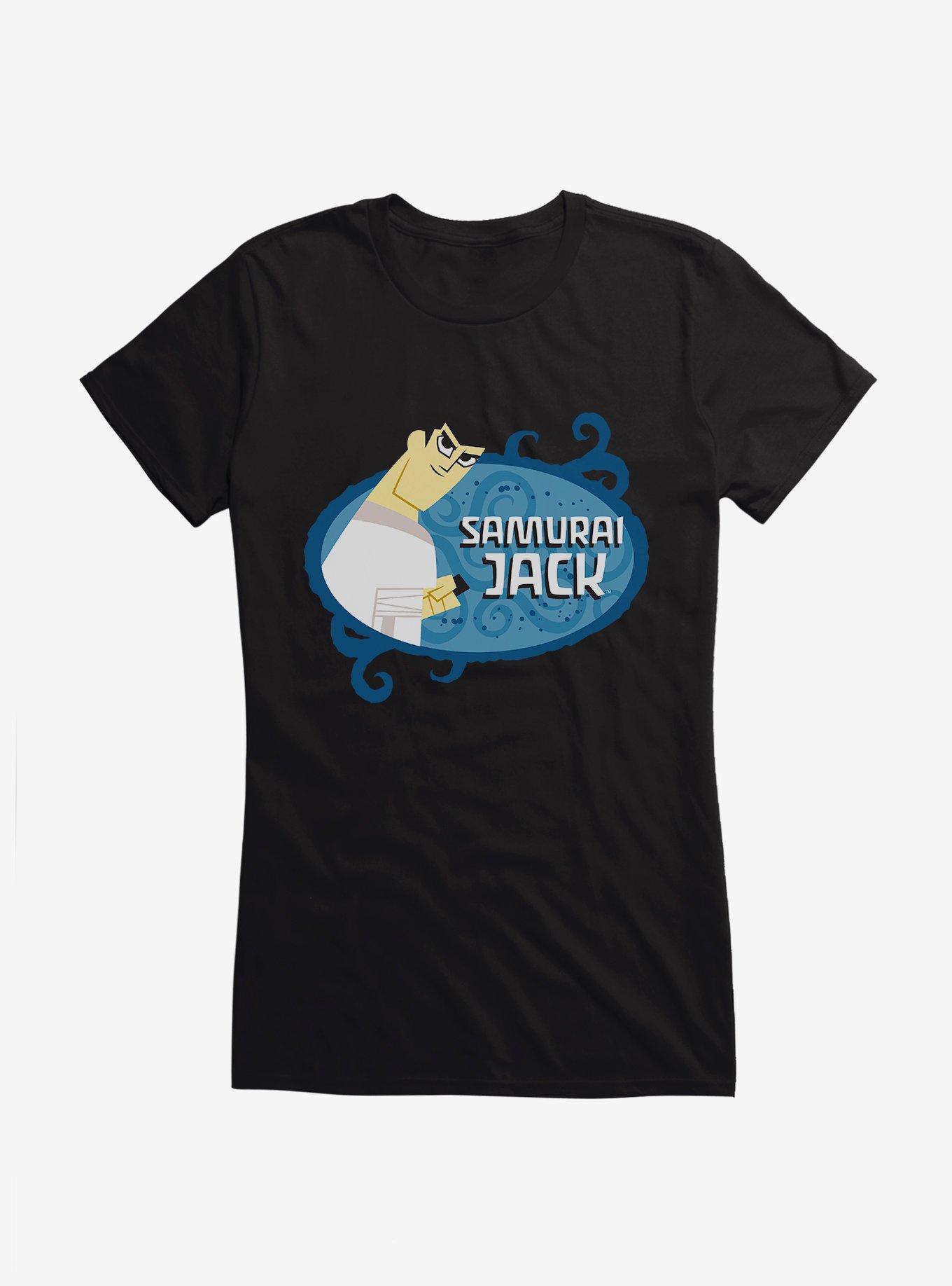 Samurai Jack Bold Font Girls T-Shirt