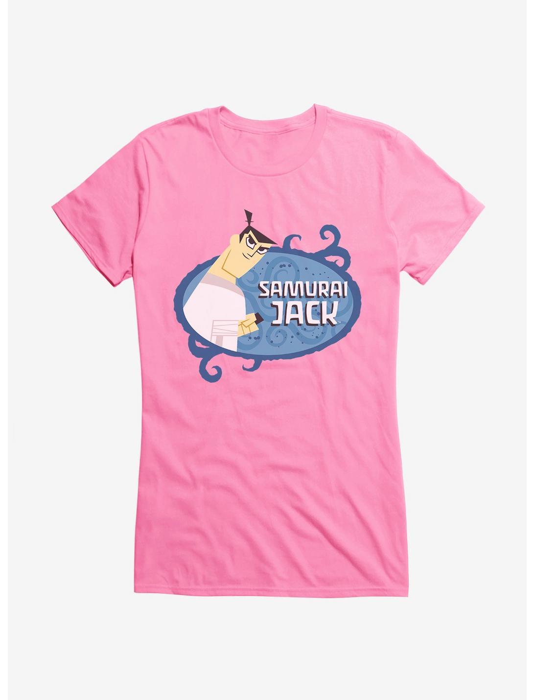 Samurai Jack Bold Font Girls T-Shirt, CHARITY PINK, hi-res