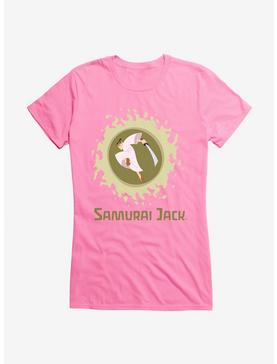 Samurai Jack Green Flames Girls T-Shirt, CHARITY PINK, hi-res
